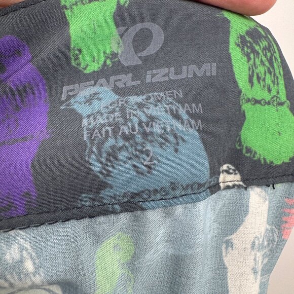 Pearl Izumi Women's Summit Shorts cycling biking recreational bird print graphic - Picture 10 of 12